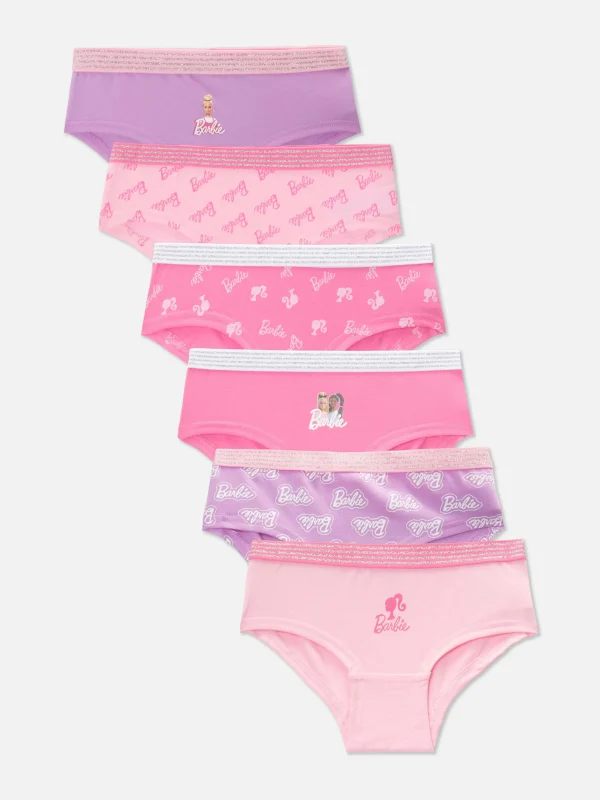 Primark 6-Pack Barbie Hipster Briefs Pink Online