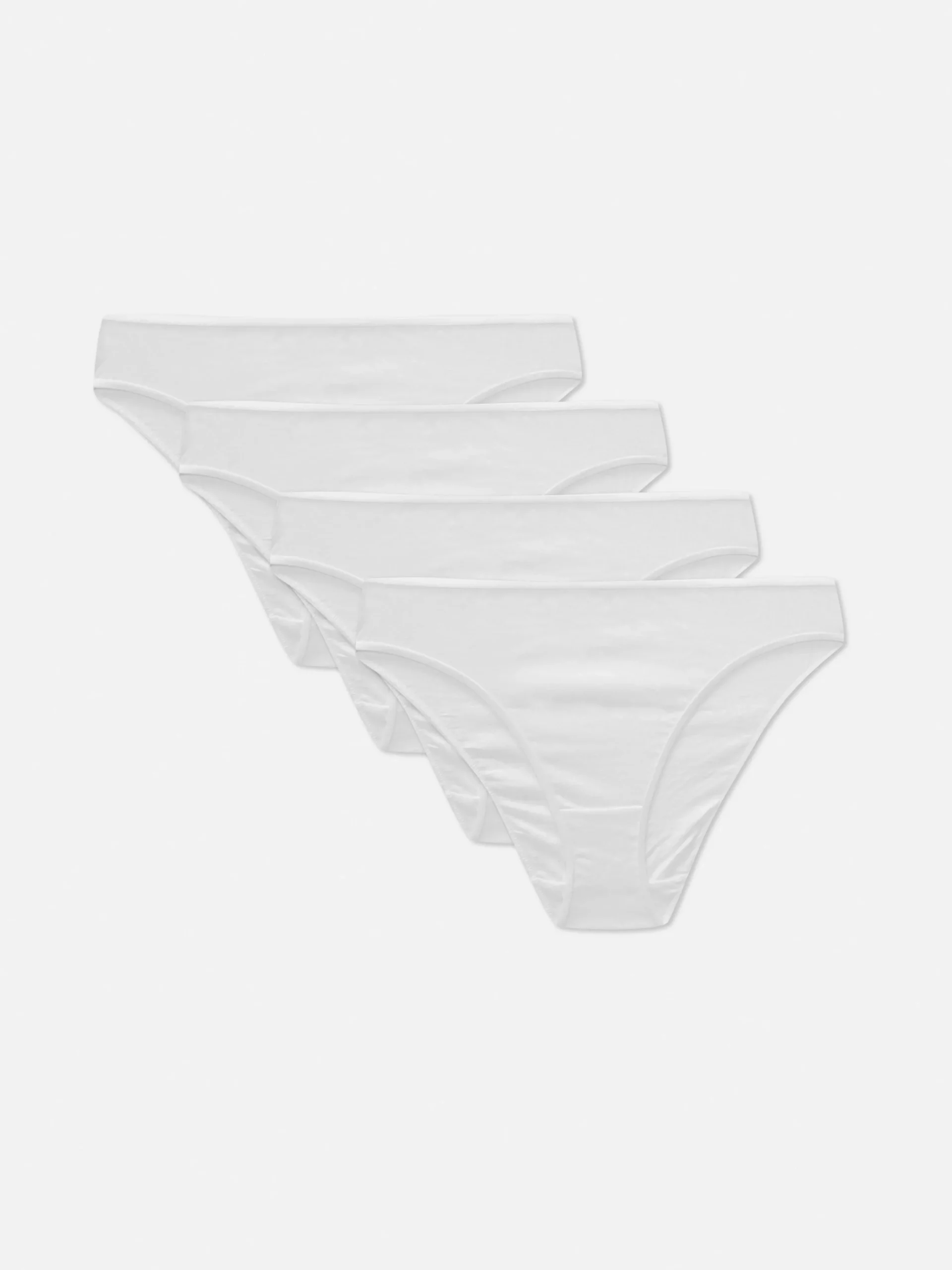 Primark 4-Pack Bikini Briefs White Best