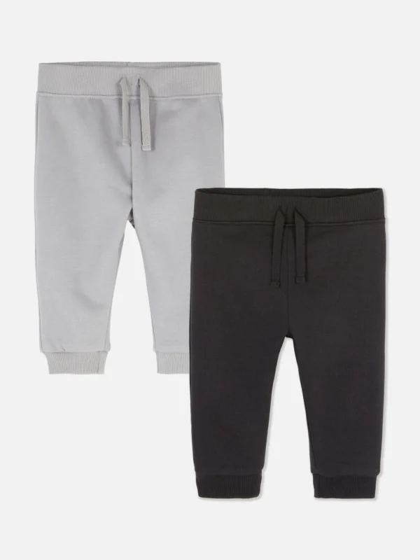 Primark 2-Pack Cuffed Joggers Black Cheap