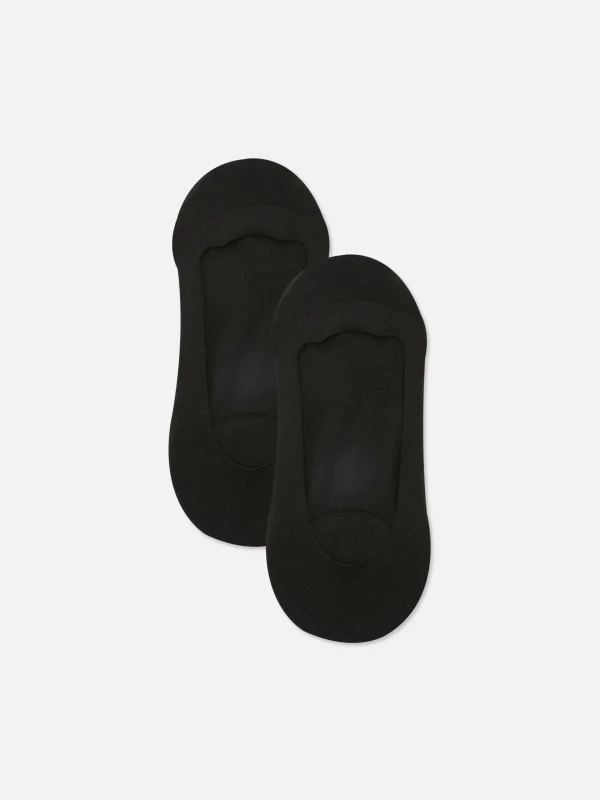 Primark 2-Pack Cushioned Sole Footie Socks Black Store