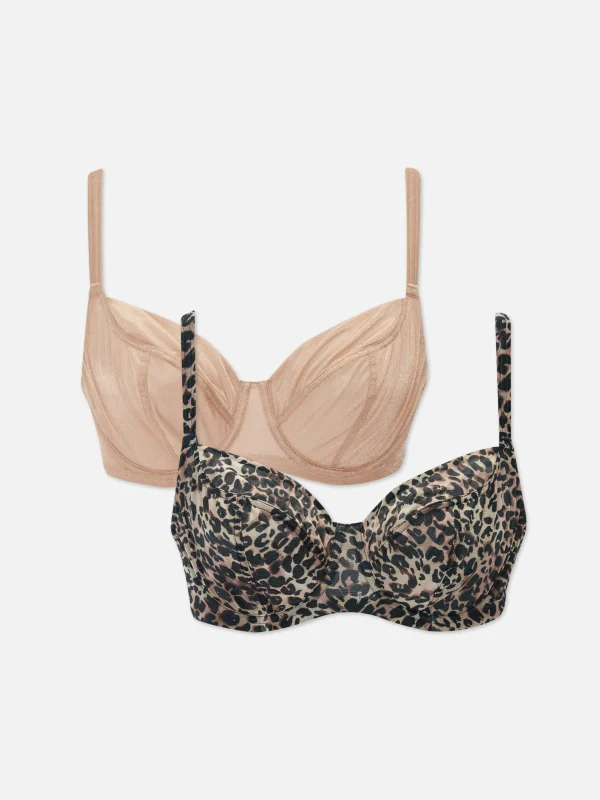 Primark 2-Pack D-G Non-Padded Bras Tan Cheap