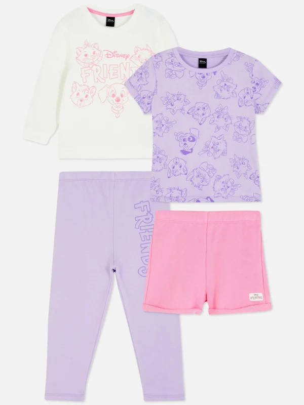 Primark 2-Pack Disney Friends Characters Pajamas Multi Online