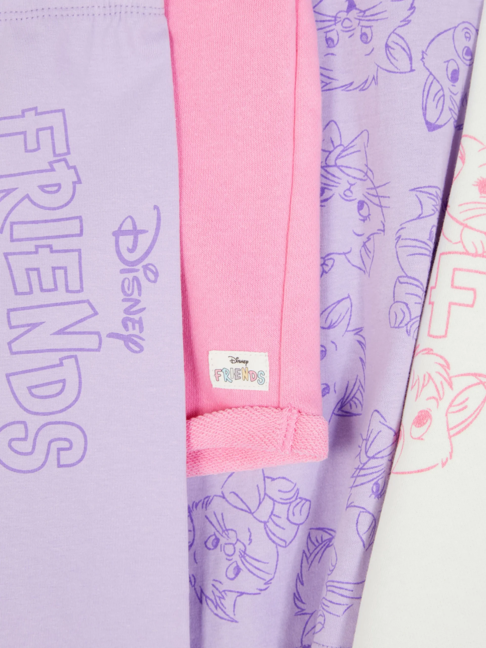 Primark 2-Pack Disney Friends Characters Pajamas Multi Online
