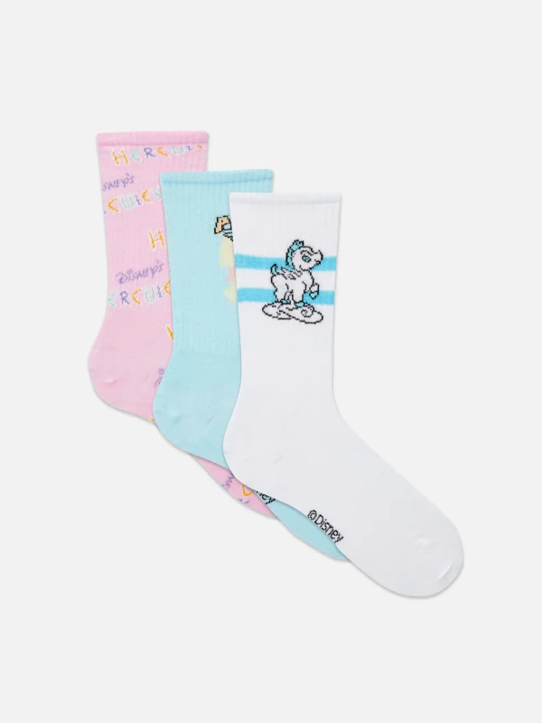 Primark 3-Pack Disney’s Hercules Crew Socks Multi Best Sale