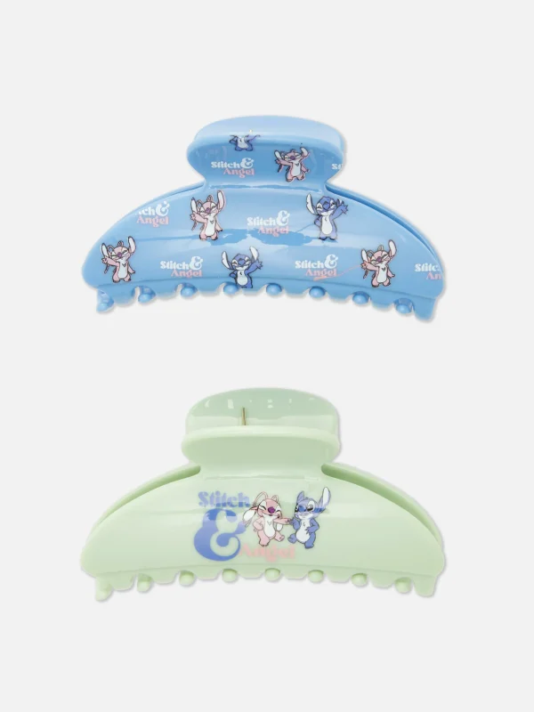 Primark 2-Pack Disney’s Lilo And Stitch Hair Clips Blue Discount