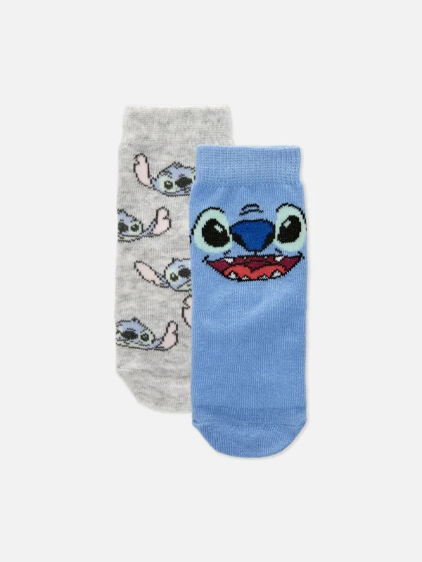 Primark 2-Pack Disney's Lilo And Stitch Socks Blue Cheap