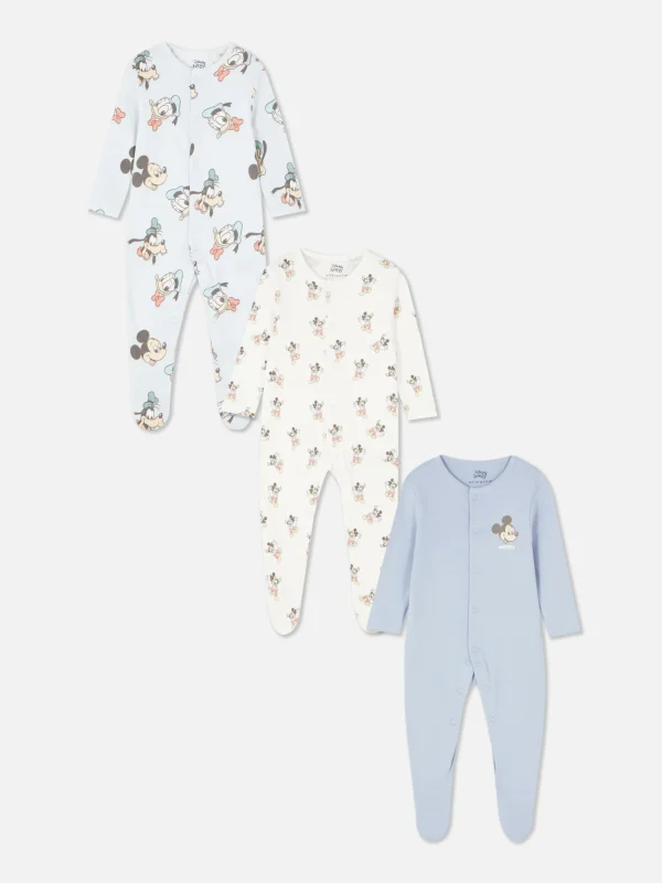 Primark 3-Pack Disney’s Mickey Mouse And Friends Sleepers Blue Best Sale