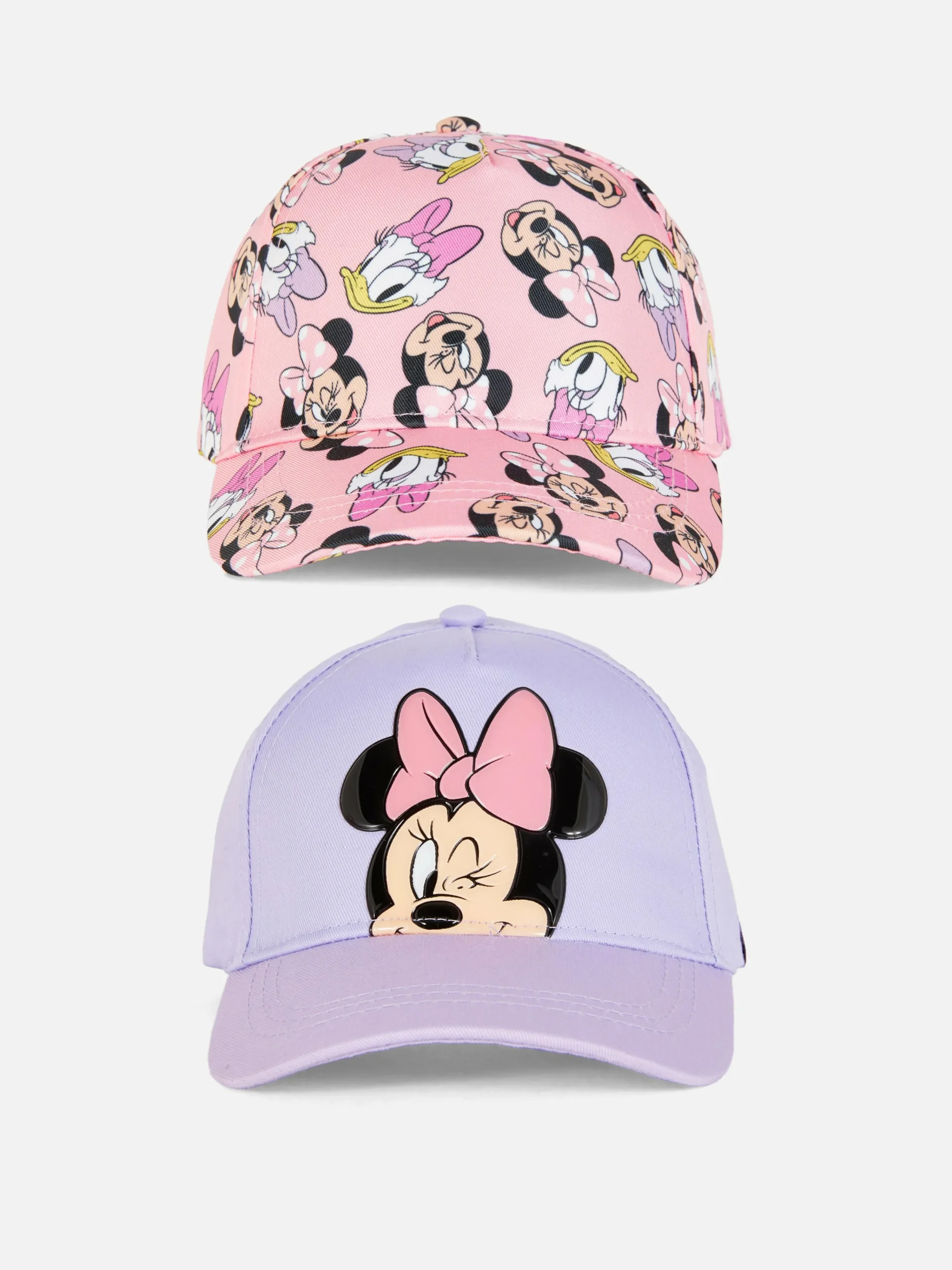 Primark 2-Pack Disney’s Minnie Mouse And Daisy Duck Baseball Caps Multi Shop