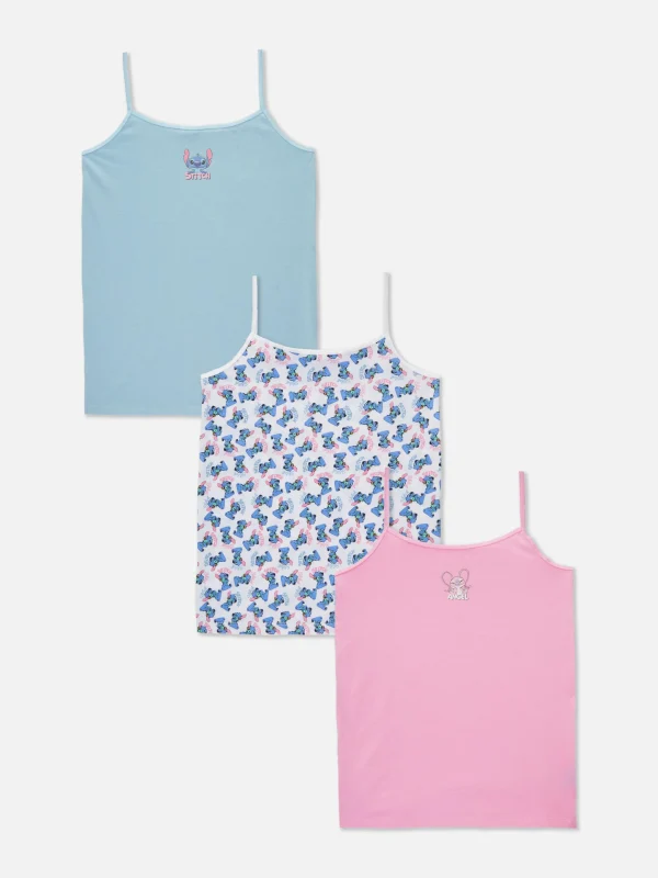 Primark 3-Pack Disney’s Stitch Cami Tops Multi Fashion