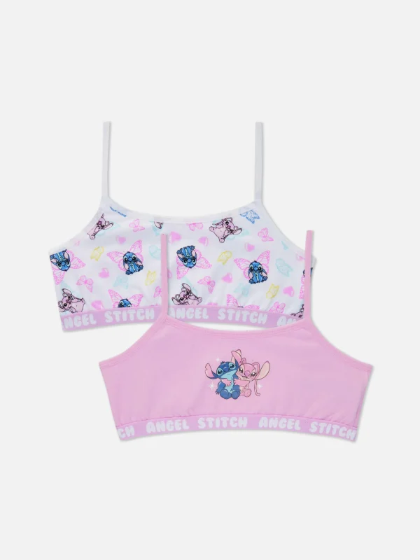 Primark 2-Pack Disney’s Stitch Crop Tops Pink Best Sale