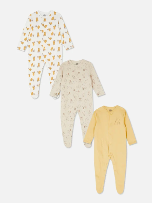 Primark 3-Pack Disney’s Winnie The Pooh Sleepers Gray Discount