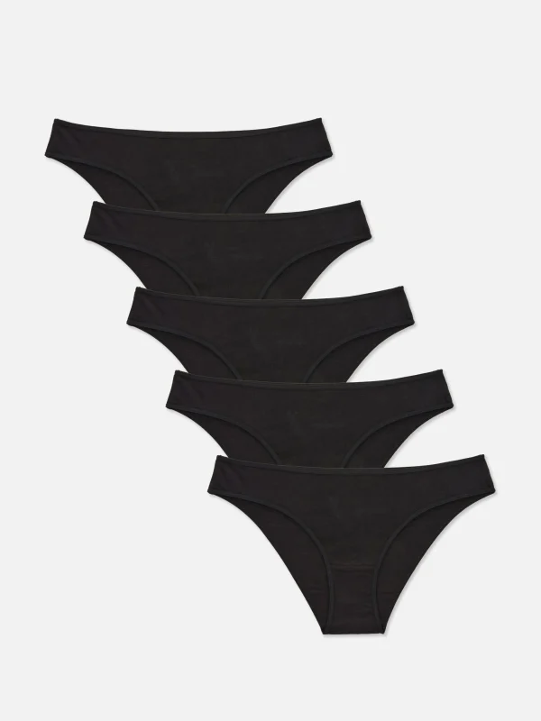 Primark 5-Pack Essential Brazilian Briefs Black Online
