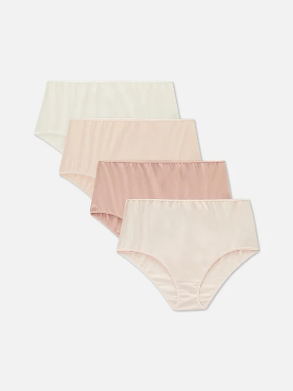Primark 4-Pack Everyday Full Briefs Light Pink Shop