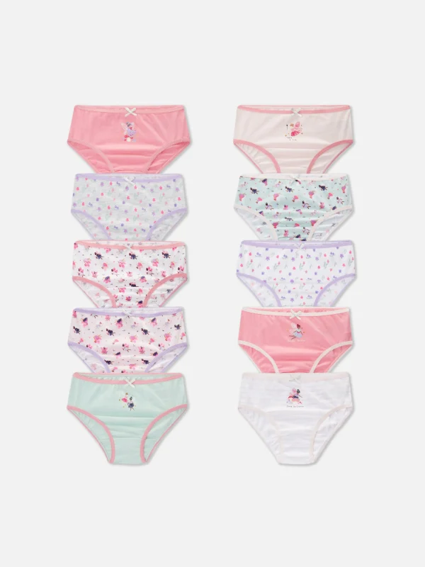 Primark 10-Pack Fairy Briefs Multi Cheap