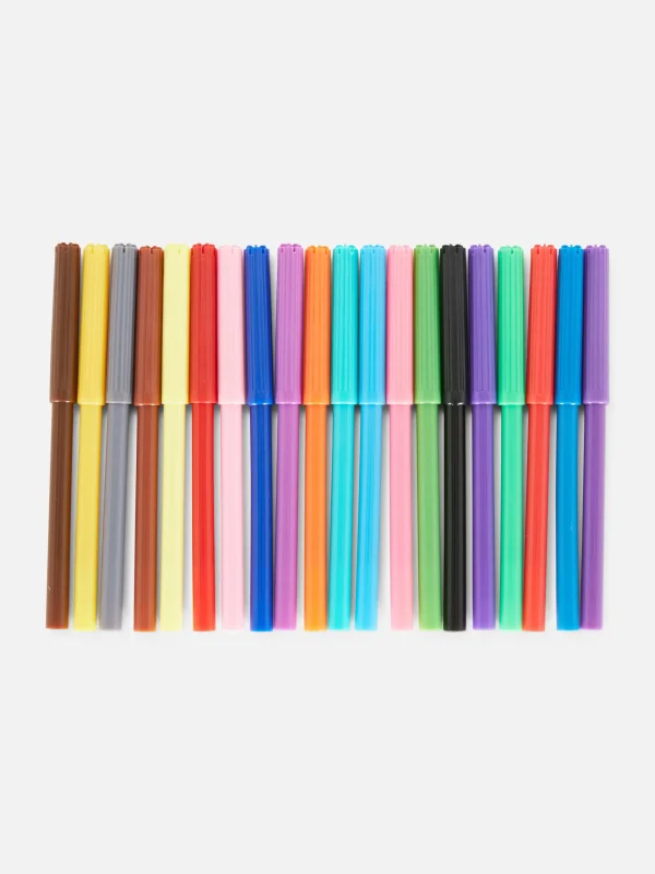 Primark 100-Pack Felt Tip Pens Tub Multi Cheap