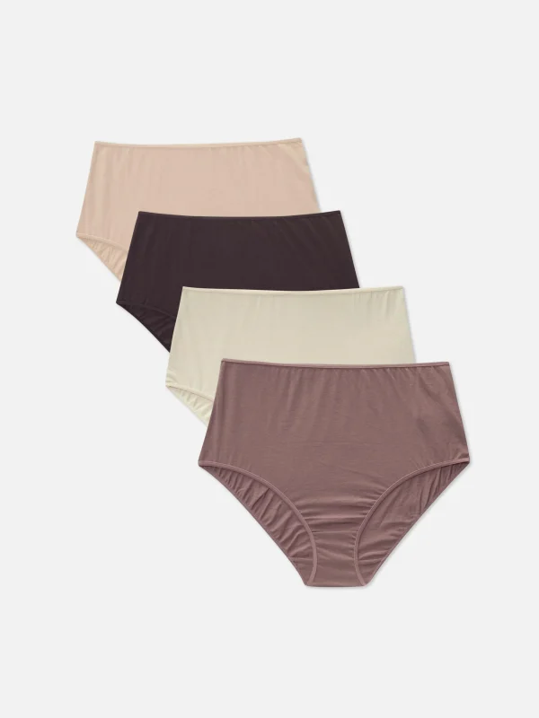 Primark 4-Pack Full Briefs Natural Sale