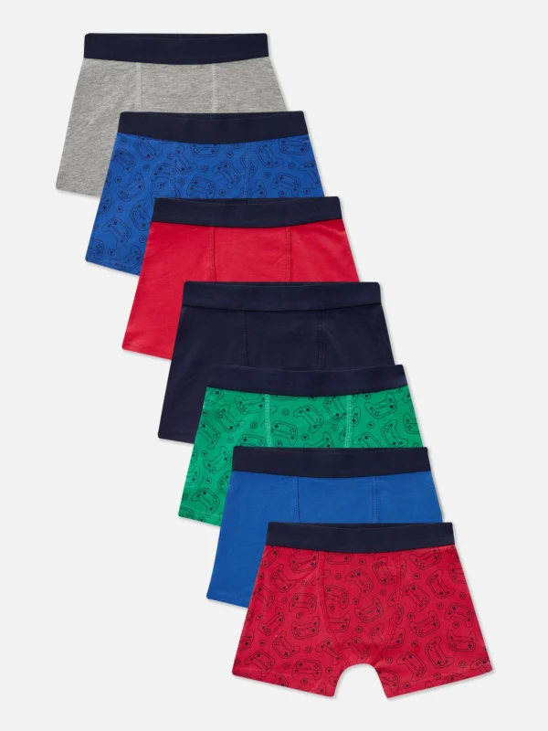 Primark 7-Pack Gaming Controller Boxer Briefs Multi Cheap