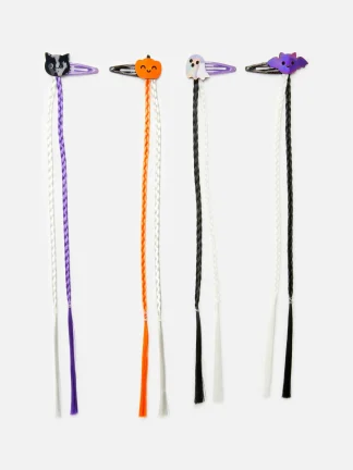 Primark 4-Pack Halloween Hair Braid Clips Multi Clearance