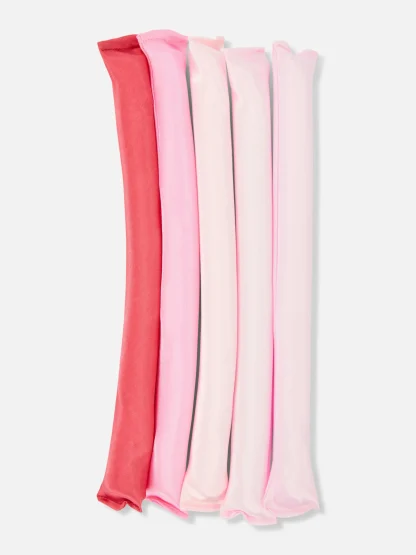 Primark 5-Pack Heatless Curling Set Pink Sale