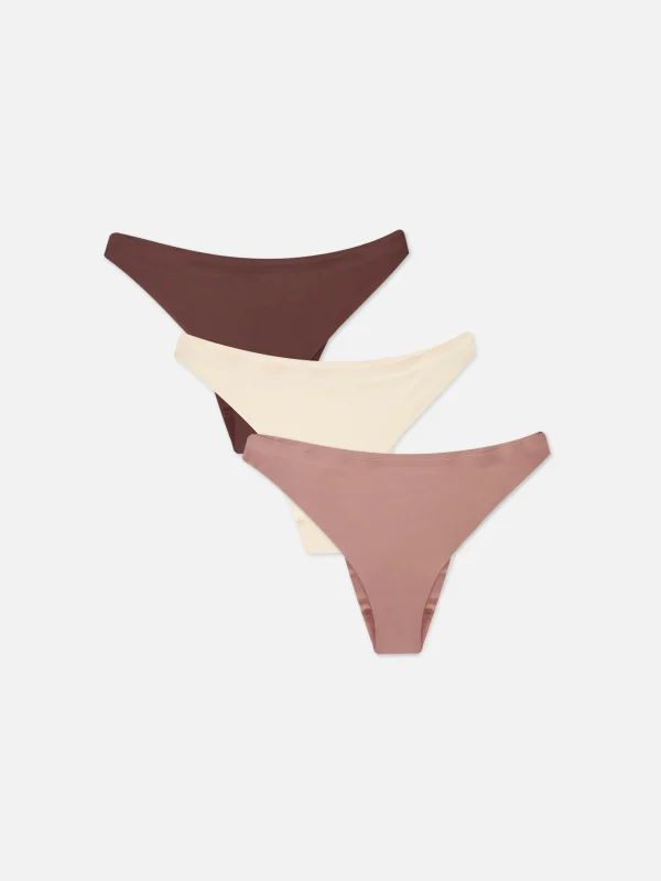 Primark 3-Pack Invisible Brazilian Briefs Natural Store