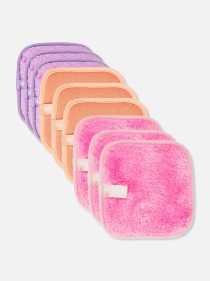 Primark 3-Pack Labeled Face Cloths Lilac Hot