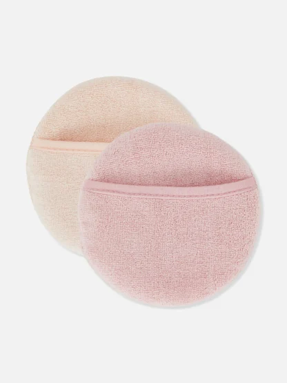 Primark 2-Pack Large Reusable Cleansing Pads Peach Hot
