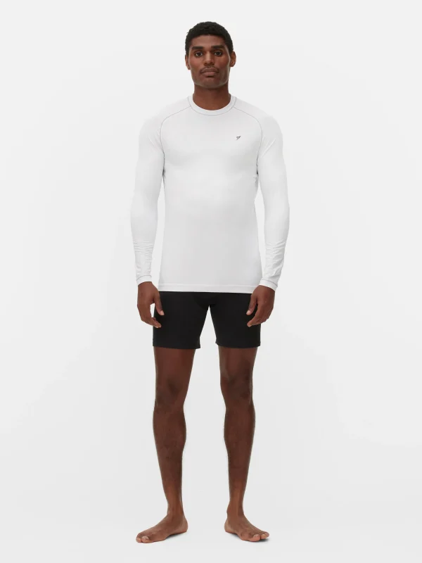 Primark 2-Pack Long Sleeve Sports Tops White Outlet