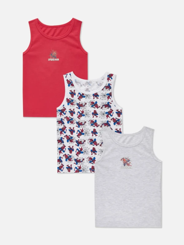 Primark 3-Pack Marvel Spider-Man Tanks Multi Discount