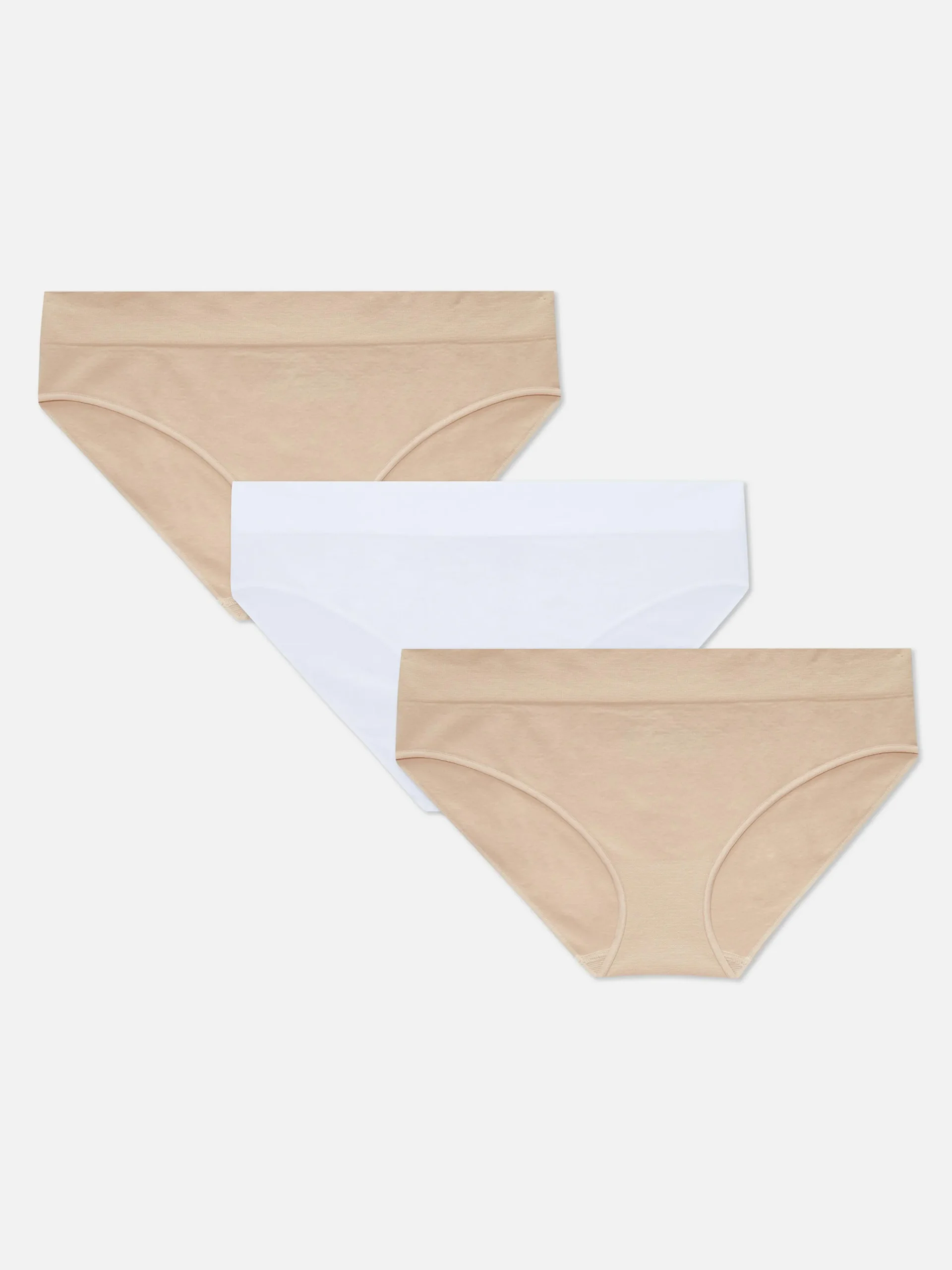 Primark 3-Pack Mini Briefs Taupe Flash Sale