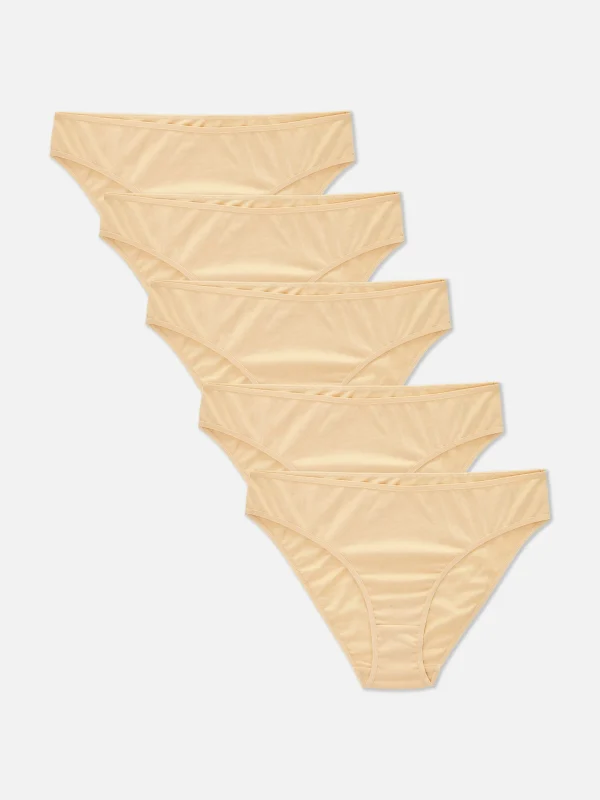 Primark 5-Pack Mini Briefs Taupe Cheap