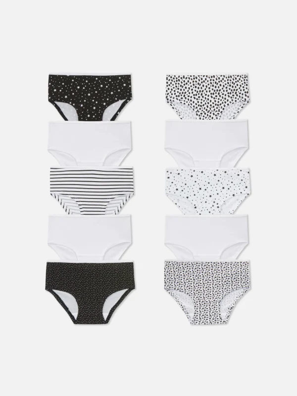 Primark 10-Pack Multi Briefs Black Sale