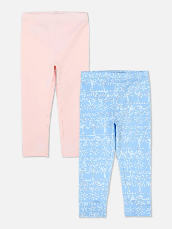 Primark 2-Pack Multi Leggings Blue Outlet