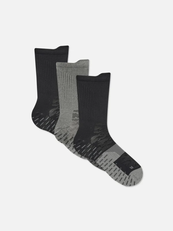 Primark 3-Pack Multi Non-Slip Socks White Discount