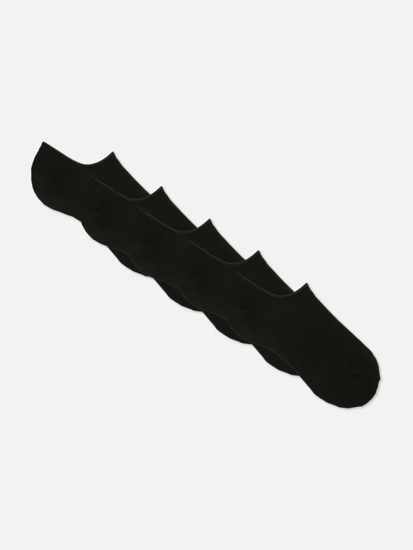 Primark 5-Pack No-Show Ankle Socks Black Store