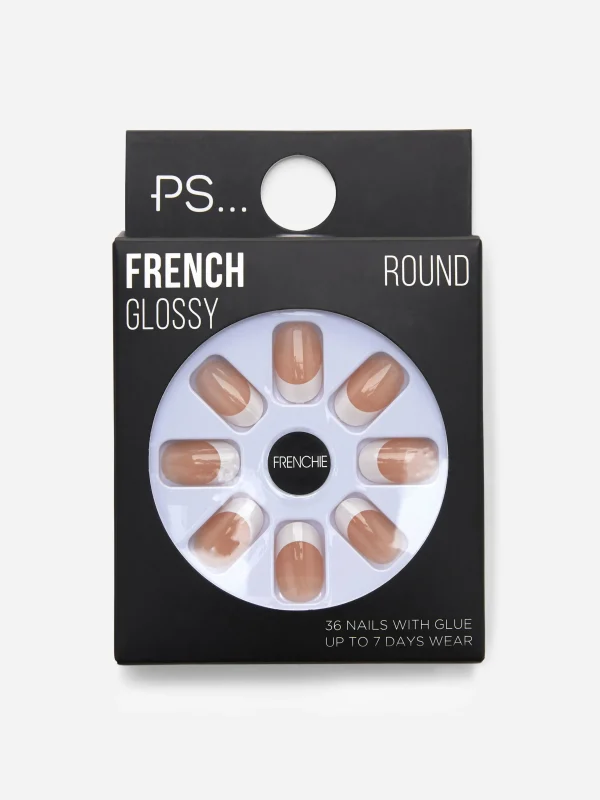 Primark 36-Pack PS French Round Faux Nails Nude Store