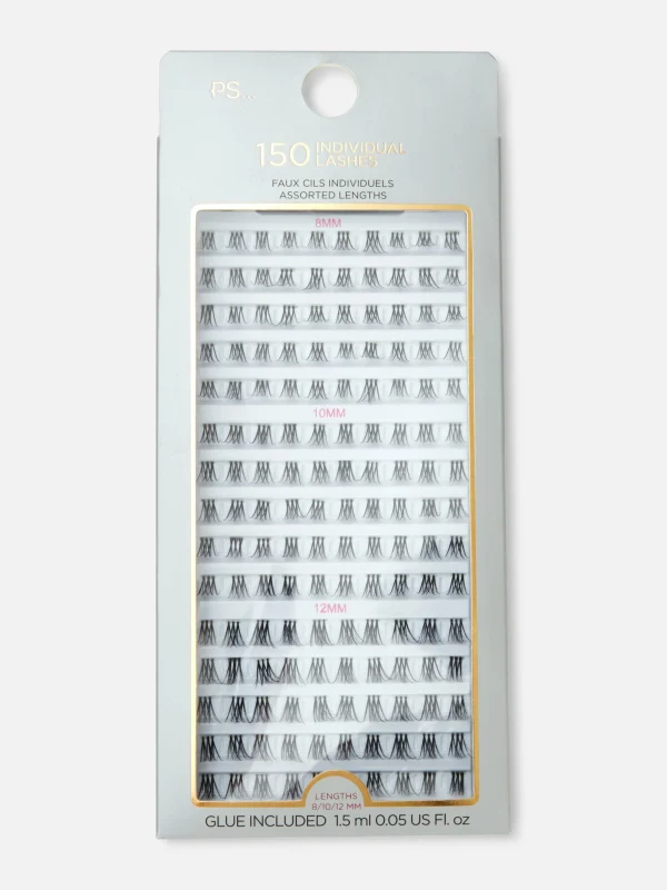 Primark 150-Pack PS... Individual Faux Lashes Black 2 New