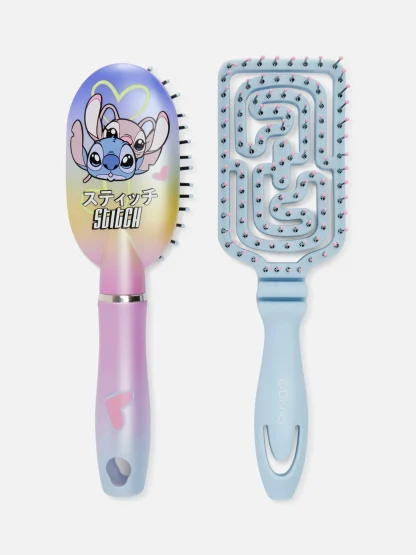 Primark 2-Pack PS Mini Disney’s Stitch Hairbrush Set Multi Flash Sale