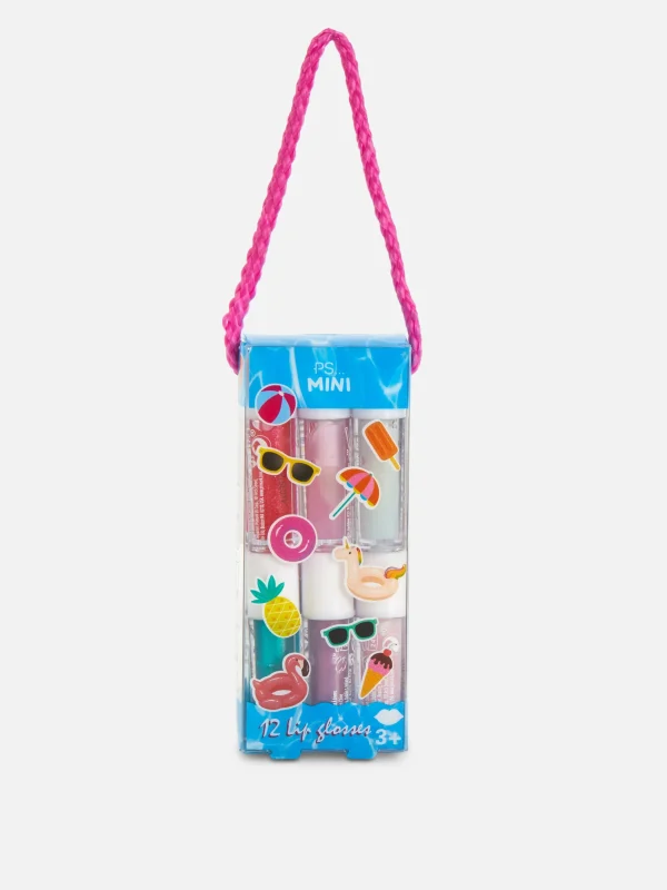 Primark 12-Pack PS… Mini Pool Party Nail Lip Glosses Multi Clearance