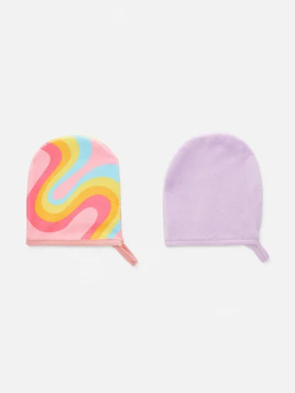 Primark 2-Pack PS Reusable Cleansing Mitts Multi Flash Sale