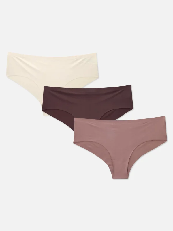 Primark 3-Pack Seamless Hipster Briefs Natural Flash Sale