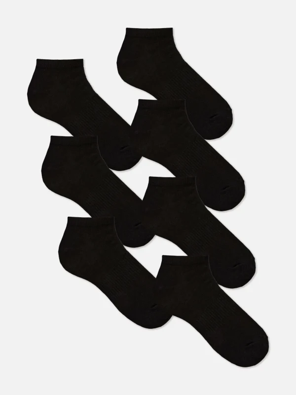 Primark 7-Pack Sneaker Socks Black Best