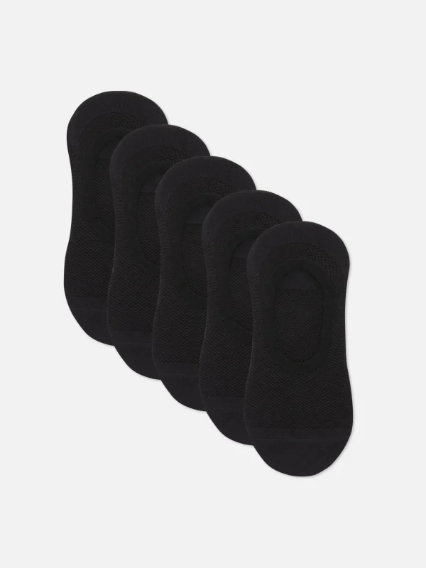 Primark 5-Pack Sports Footies Black Cheap