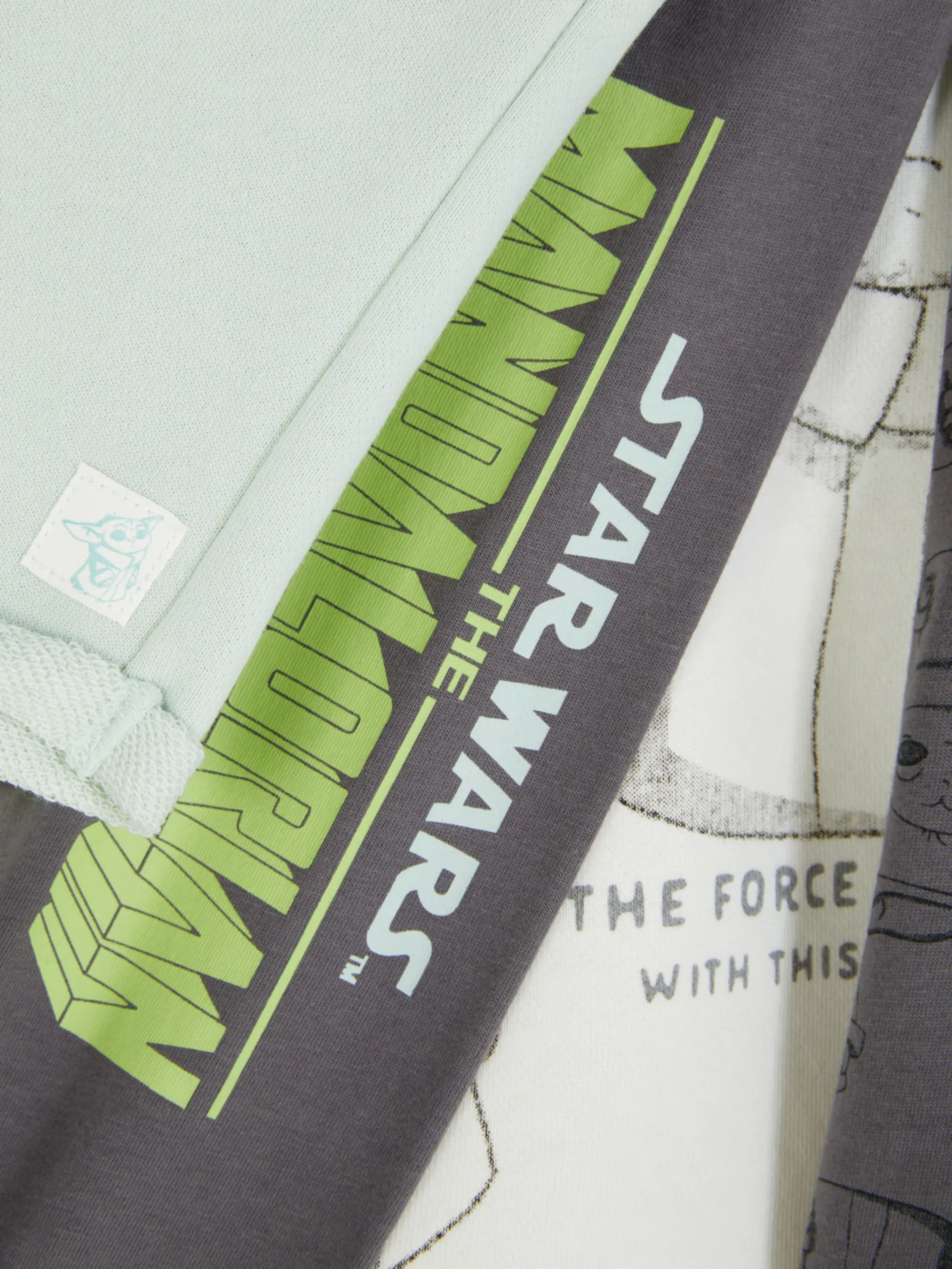 Primark 2-Pack Star Wars Mandalorian Pajamas Green Cheap