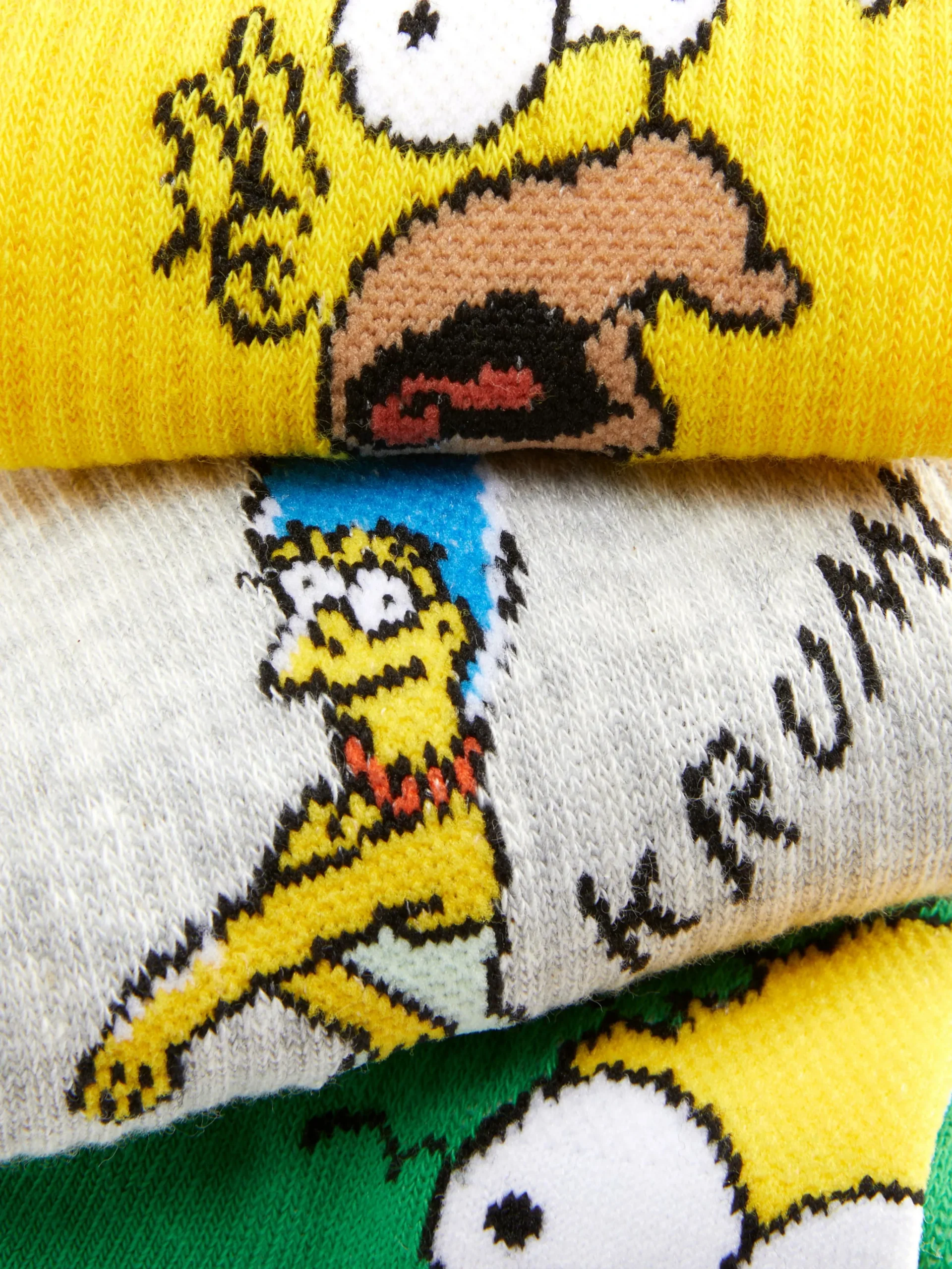 Primark 3-Pack The Simpsons Crew Socks Multi Shop
