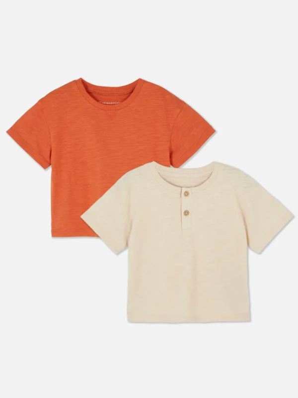 Primark 2-Pack T-Shirts Olive Online