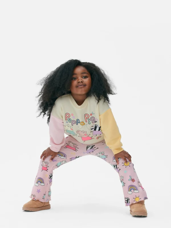 Primark Peppa Pig Sweatshirt And Flared Leggings Set Multi Online