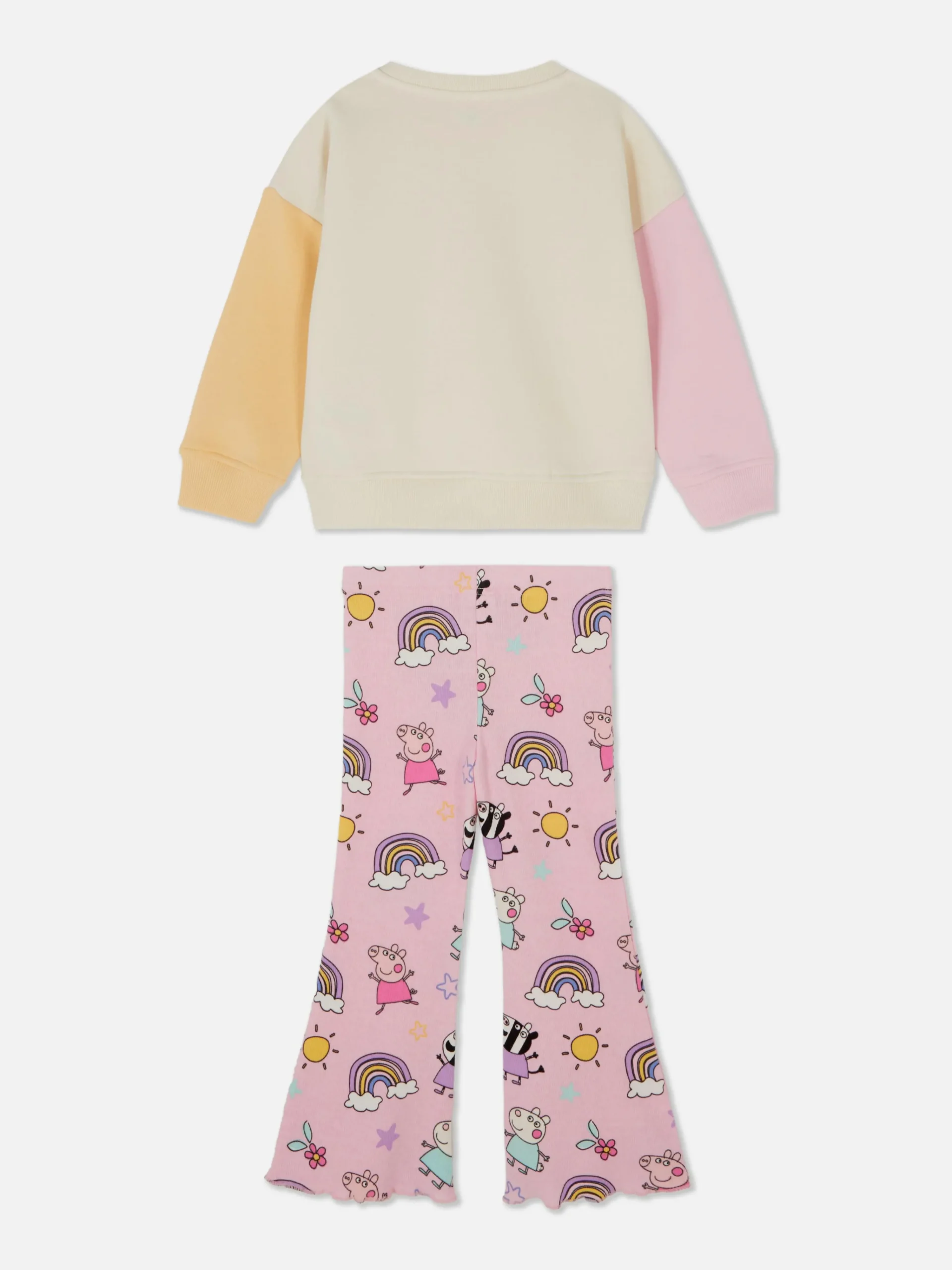 Primark Peppa Pig Sweatshirt And Flared Leggings Set Multi Online