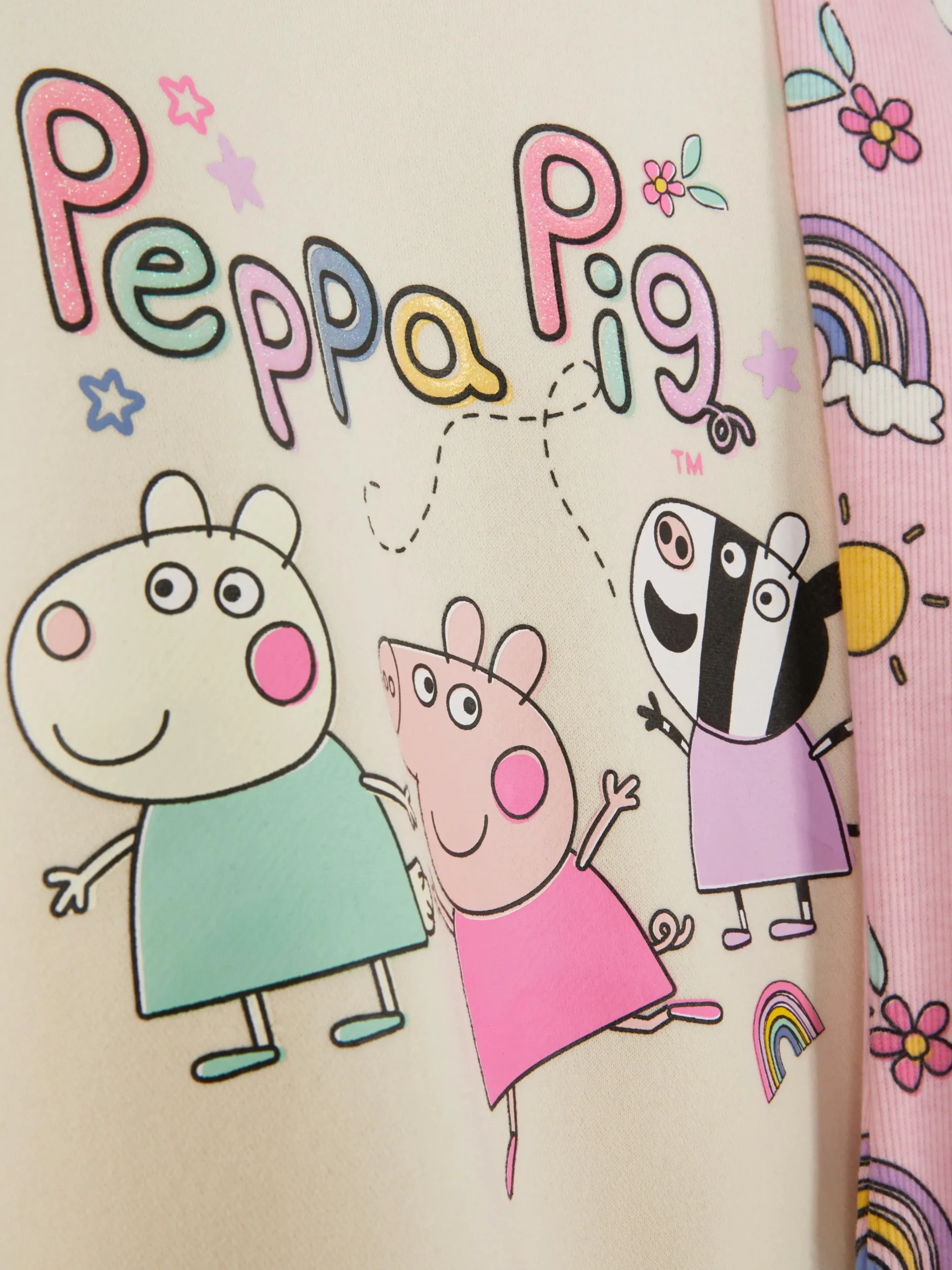 Primark Peppa Pig Sweatshirt And Flared Leggings Set Multi Online