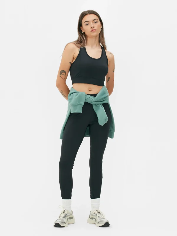 Primark Performance Crop Top Black Cheap