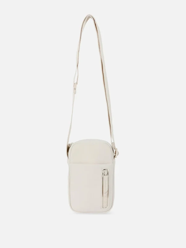Primark Pocket Front Phone Holder Bag Ivory Best Sale
